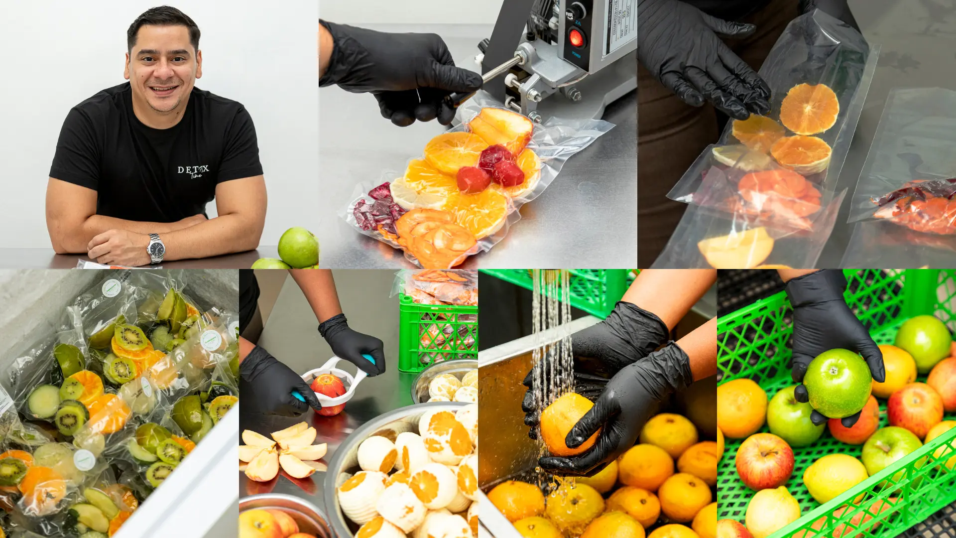 Instalaciones y producción DetoxTimeUy — Montevideo